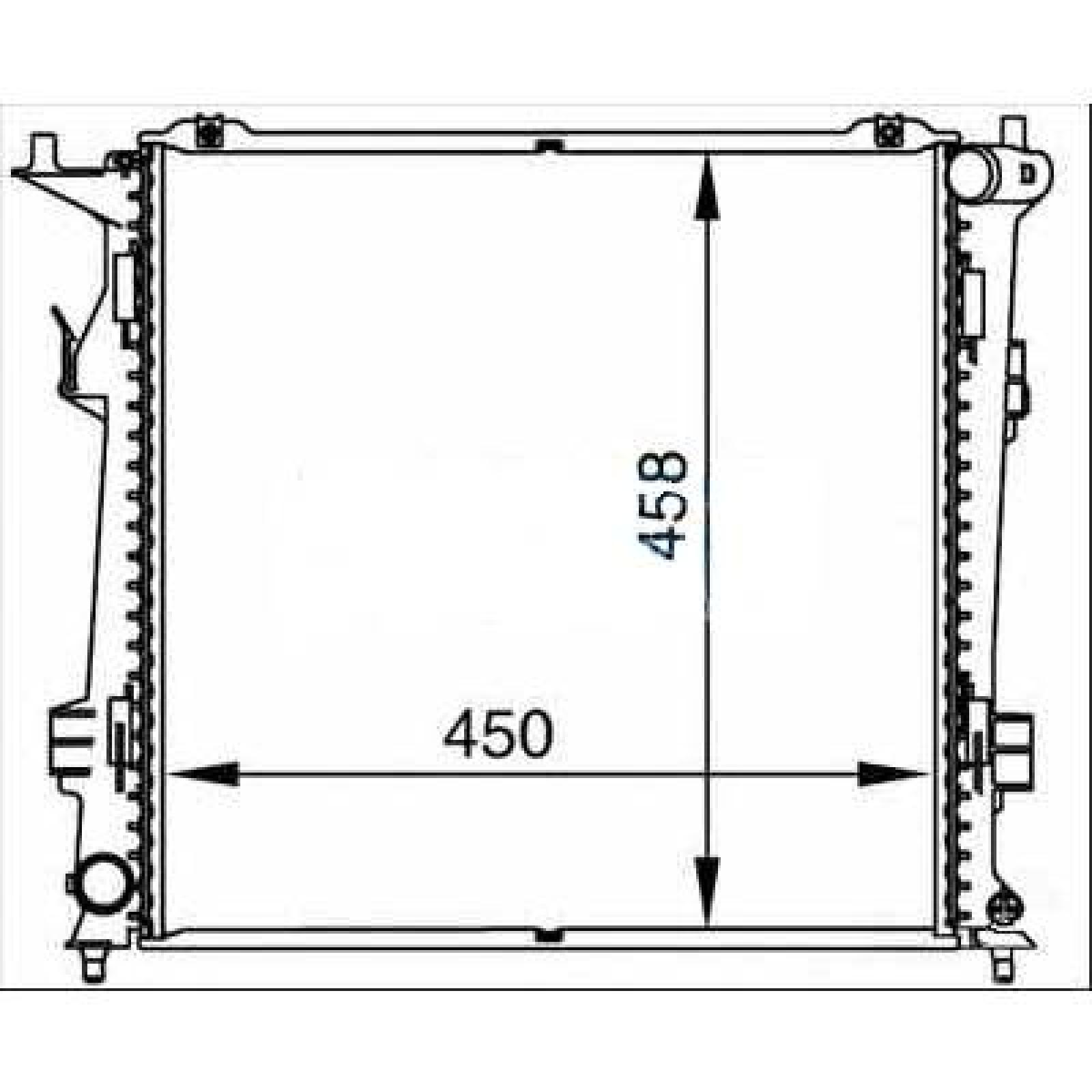 KÜHLER         KIA  CEED, passend für 06->>              450x455 253101H600